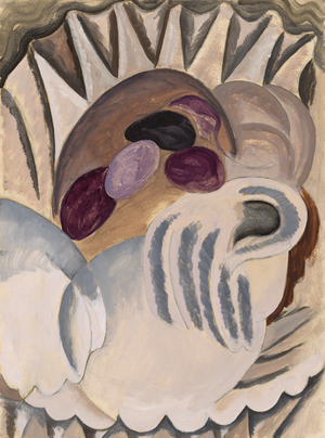 Paper Plates, 1929 (gouache & w/c, over graphite on ivory wove paper)