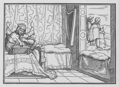 The Happiness of the Godly, Psalm I, 1 (engraving)