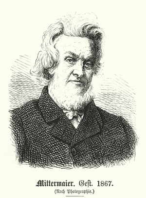 Carl Josef Anton Mittermaier, 1787-1867 (engraving)