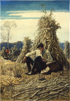 Peculiarsome Abe, 1940 (oil on Renaissance panel)