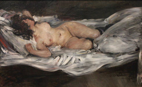 Reclining female nude, 1899 (oil on canvas)