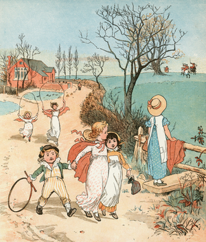 The Hunt (colour litho)