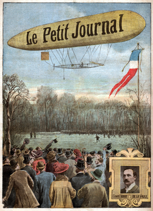 Airship the Little Journal, 1909 (print)