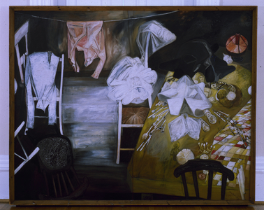 Creation and Crucifixion, 1955-56 (oil on hardboard)
