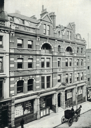 Southampton Street, Strand, Offices of George Newnes, Ltd (b/w photo)