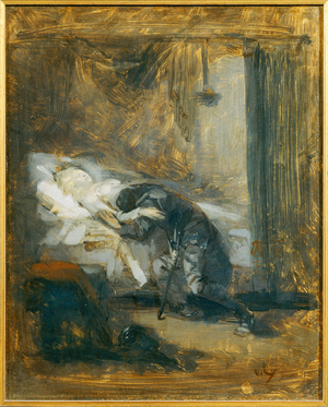 Scene de Theatre - Scene in a theatre … (painting on canvas)