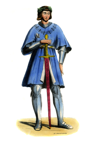 Gaston de Foix - male costume of 15th century