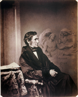 Ernst Rietschel 1804-1861 Sculptor Colour photograph of the original photograph by Franz Hanfstaengl …, 1856 (photo)