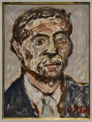Portrait of Marino Mazzacurati, 1954-45 (oil painting on canvas)