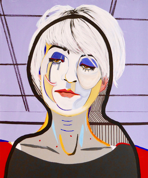 La Nef des fous : Sarah Lou, 2020 (oil on canvas)