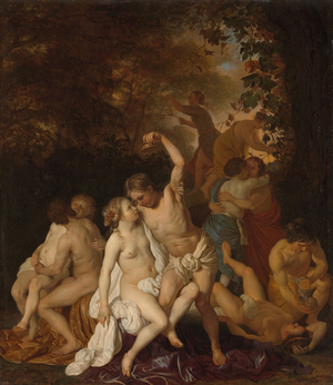Scene with Bacchantes, 1653 (oil on canvas)