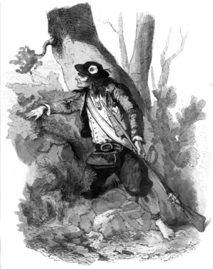 a Chouan, royalist insurgent at the time of the wars of the Vendee, France in 1793-1796