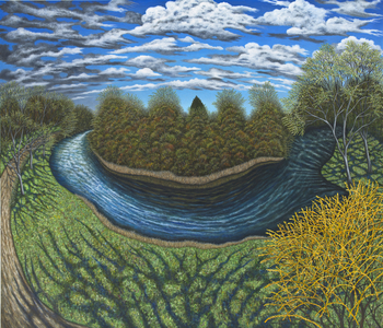 Griswold Pond, 2013 (oil on canvas)