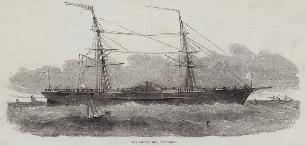 The Caloric Ship "Ericsson" (engraving)