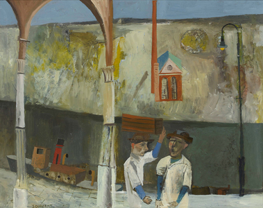 The Colonnades, 2015 (oil on canvas)