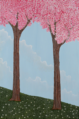 Last Blossoms of Spring, 2011 (acrylic on canvas)
