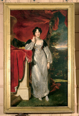 Frances Mary Gascoyne, Marchioness of Salisbury, 1829 (oil on canvas)