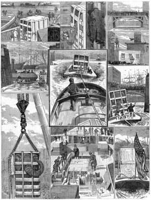 Jumbo the large African elephant sold by London Zoo in 1882 to the American showman Phineas Taylor Barnum, 1882 (engraving)
