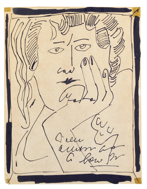 Diseuse, 1953 (ink on paper) (see also 745518-21)