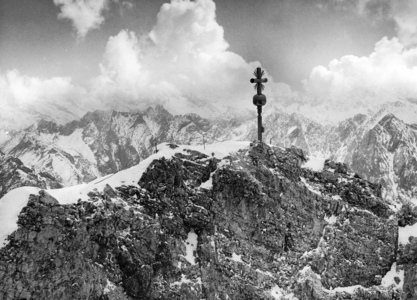 The Zugspitze (b/w photo)
