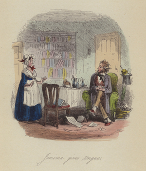 Illustration for Lewis Arundel or The Railroad of Life by Frank E Smedley (coloured engraving)