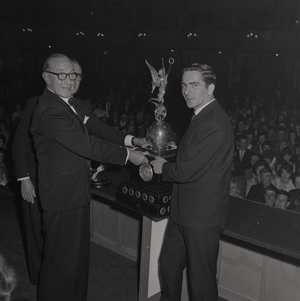 Manx Grand Prix presentations, September 1962 (b/w photo)