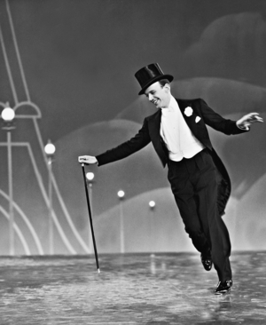 Fred Astaire in 'Top Hat', 1935 (b/w photo)