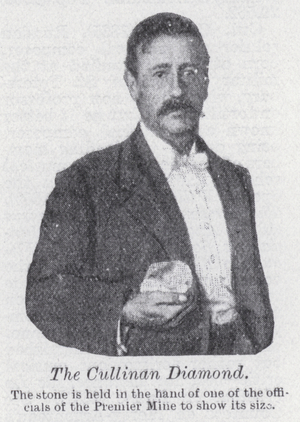 The Cullinan Diamond (b/w photo)