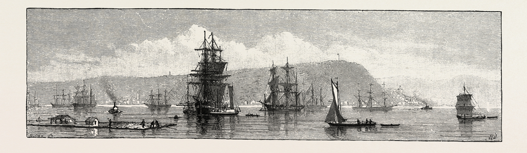 Quebec, Canada, Nineteenth Century Engraving
