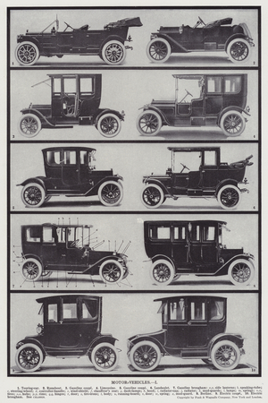 Motor-Vehicles, I (b/w photo)