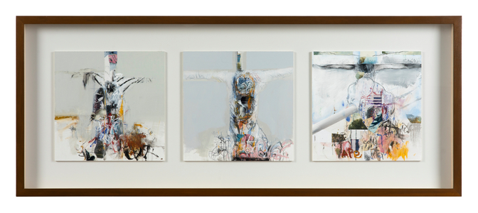 Shadows from the Bowl, 2007-08 (painted on three panels)