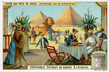 Winter in the Sun: Pyramids seen from Cairo, Egypt