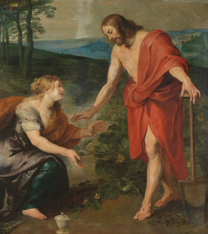 Christ Appearing to Mary Magdalen as a Gardener, 1615 (oil on canvas)