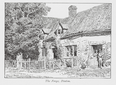 The Forge, Dinton (litho)