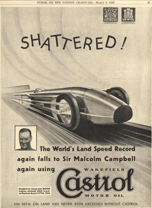 Castrol, UK, 1930s, (print)