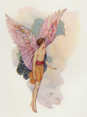 Icarus (colour litho)