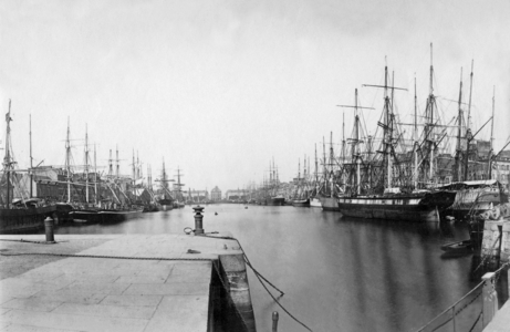 Viex of the Havre (Normandy, France) : the basin of trade