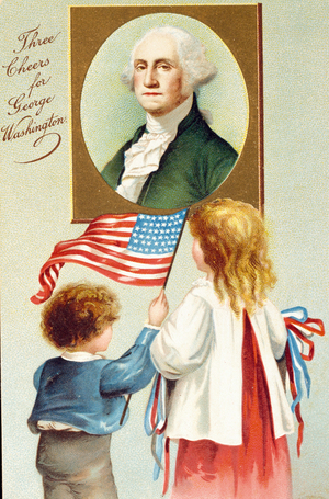 George Washington's Birthday, Nostalgia Cards (postcard)