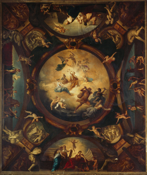 Justice Ensures Peace and Protects the Arts, before 1871 (oil on canvas)