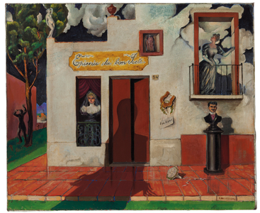 L'epicerie du bon poète, 1939 (oil on canvas)