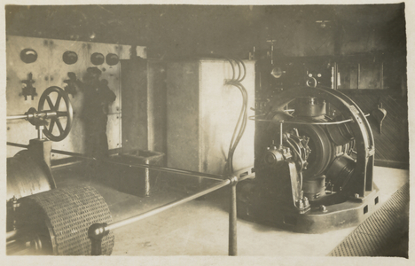 Ballaglass power station, early 20th century (b/w photo)