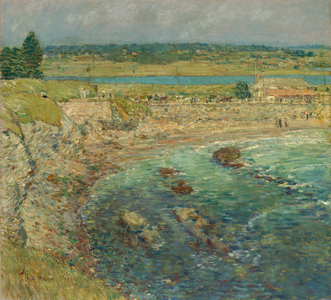 Bailey's Beach, Newport, R.I., 1901 (oil on canvas)