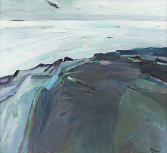 Monhegan Landform, 1974 (oil on canvas)