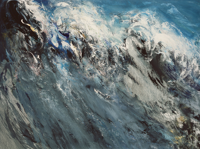 Rearing Wave, 2006 (oil on canvas)