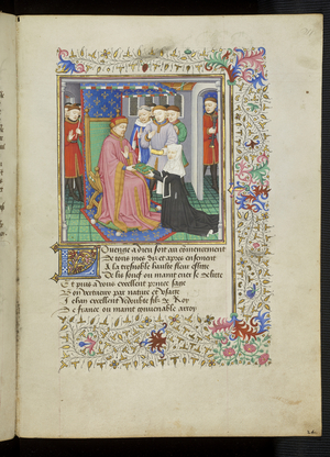 Épître d'Othéa, 1450 (miniature)
