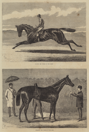 Galopin and Spinaway (engraving)