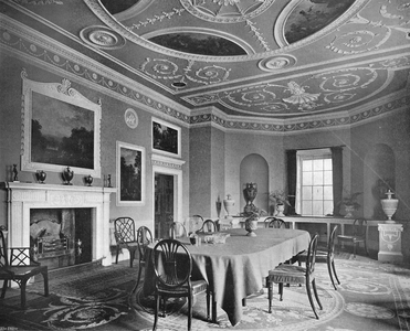 The Dining-Room (b/w photo)