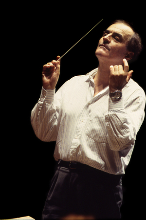 Charles Dutoit (b. 1936), Swiss conductor, 1995