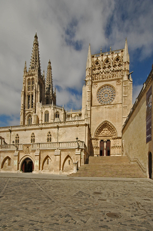 Europe, Spain, Burgos, Catholic Cathedral, 1221, Gothic style. Dedicated to Virgin Mary