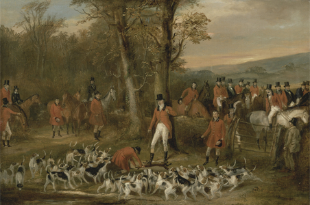 The Berkeley Hunt: The Death, 1842 (oil on canvas)
